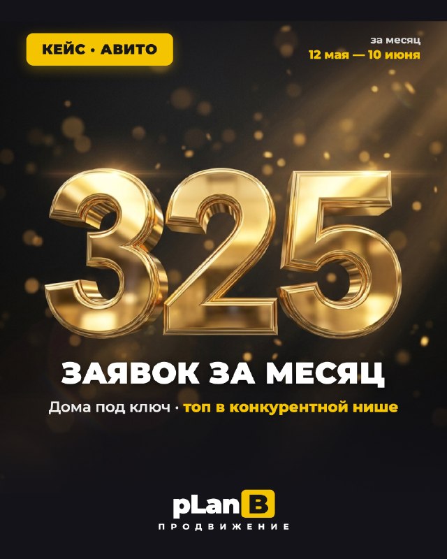 Дома под ключ · 325 заявок